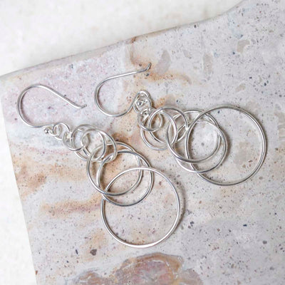 ML877_Sterling Silver Wire Circle Drop Earrings_3