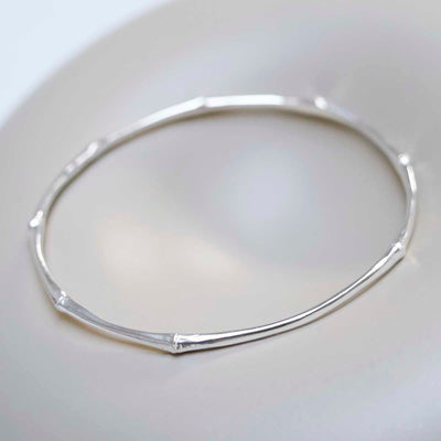 MB136_Sterling Silver Bamboo Bangle_new 7