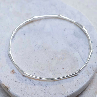 MB136_Sterling Silver Bamboo Bangle_new 8