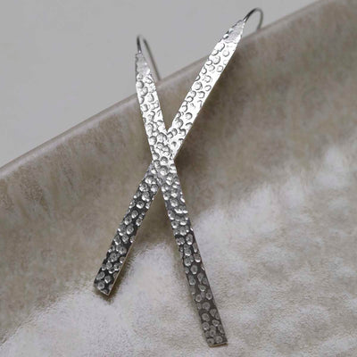 MD250_Sterling Silver Urban Armour Drop Earrings_1