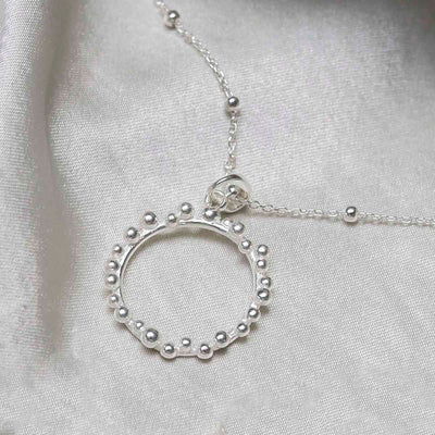 MF508P_Sterling Silver Splash Necklace_reshot