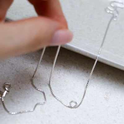 RBC_Sterling Silver Round Box Chain Necklace _5