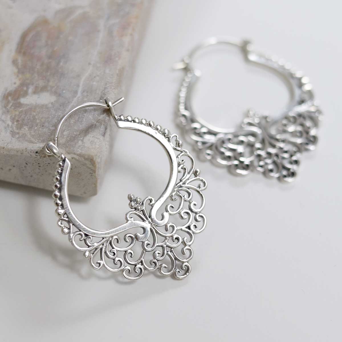 Sterling Silver Marrakesh Nights Hoops