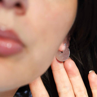 ML891S_Sterling Silver Stolen Slice Earrings_ reshoot 2