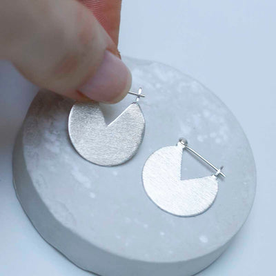 ML891S_Sterling Silver Stolen Slice Earrings_ reshoot 6