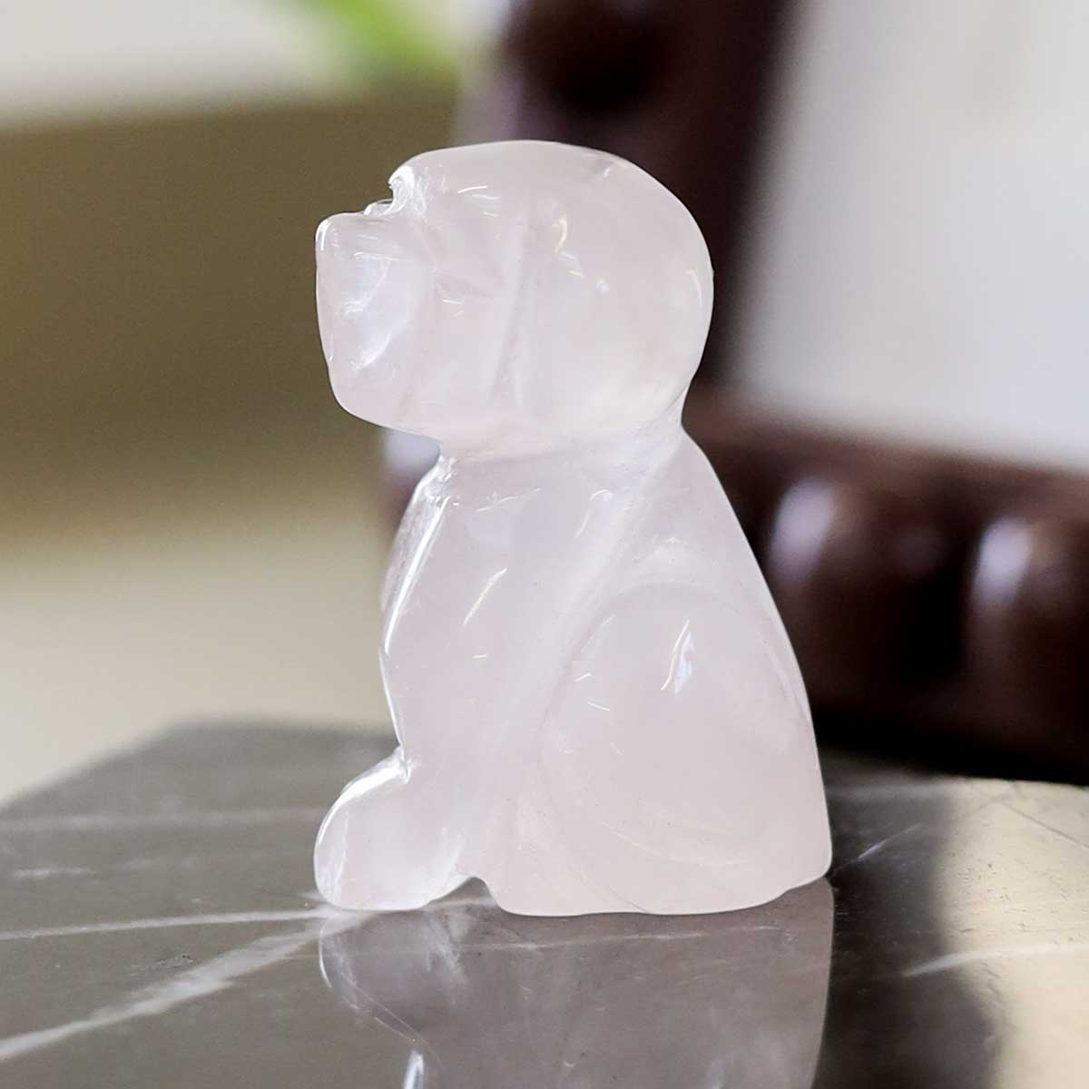 Dog Stone (Rose Quartz)