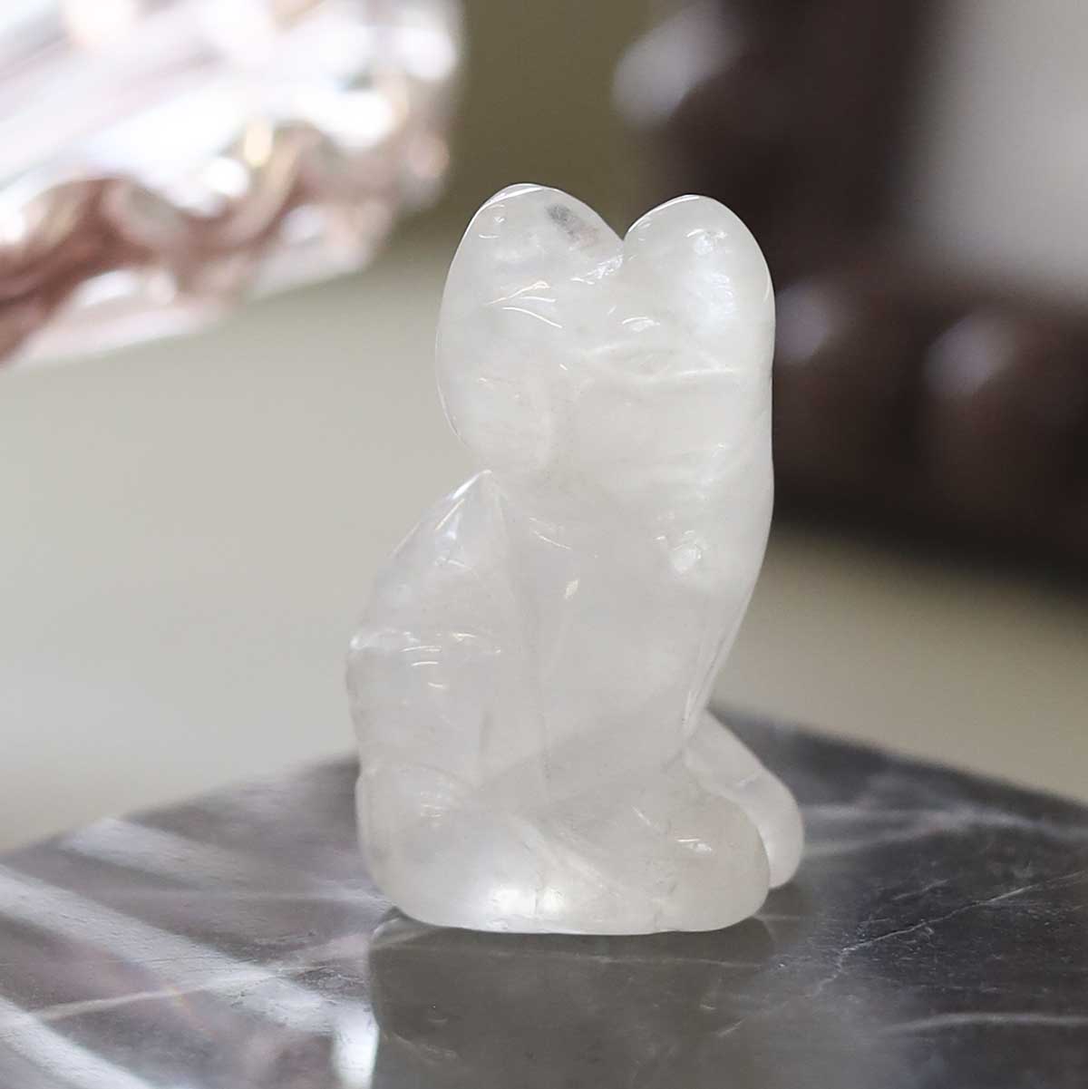 Cat Stone (Rose Quartz)