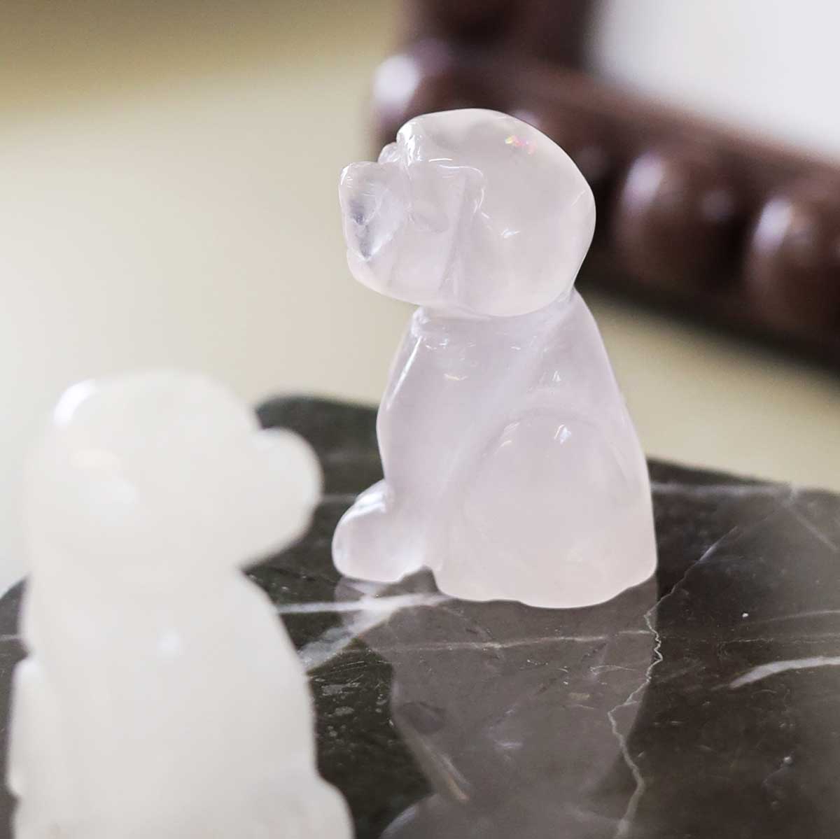 Dog Stone (Rose Quartz)