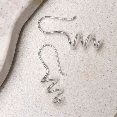 ME515_Sterling Silver Bold Coil Drop Earrings_3 copy