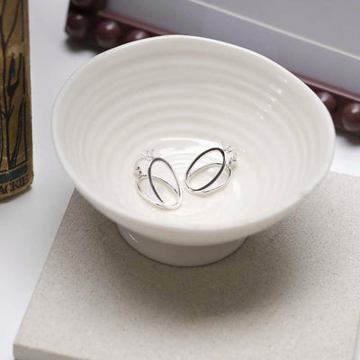 ML943_Sterling Silver Double Oval Loop Hoops_4