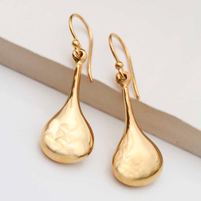 ME399EB_18k Gold Plated Brass Pear Drop Earrings_4