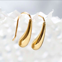 ML894B_18k Gold Plated Brass Small Liquid Drop Earrings_3