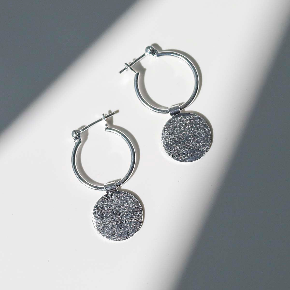 Sterling Silver Omega Drop Earrings