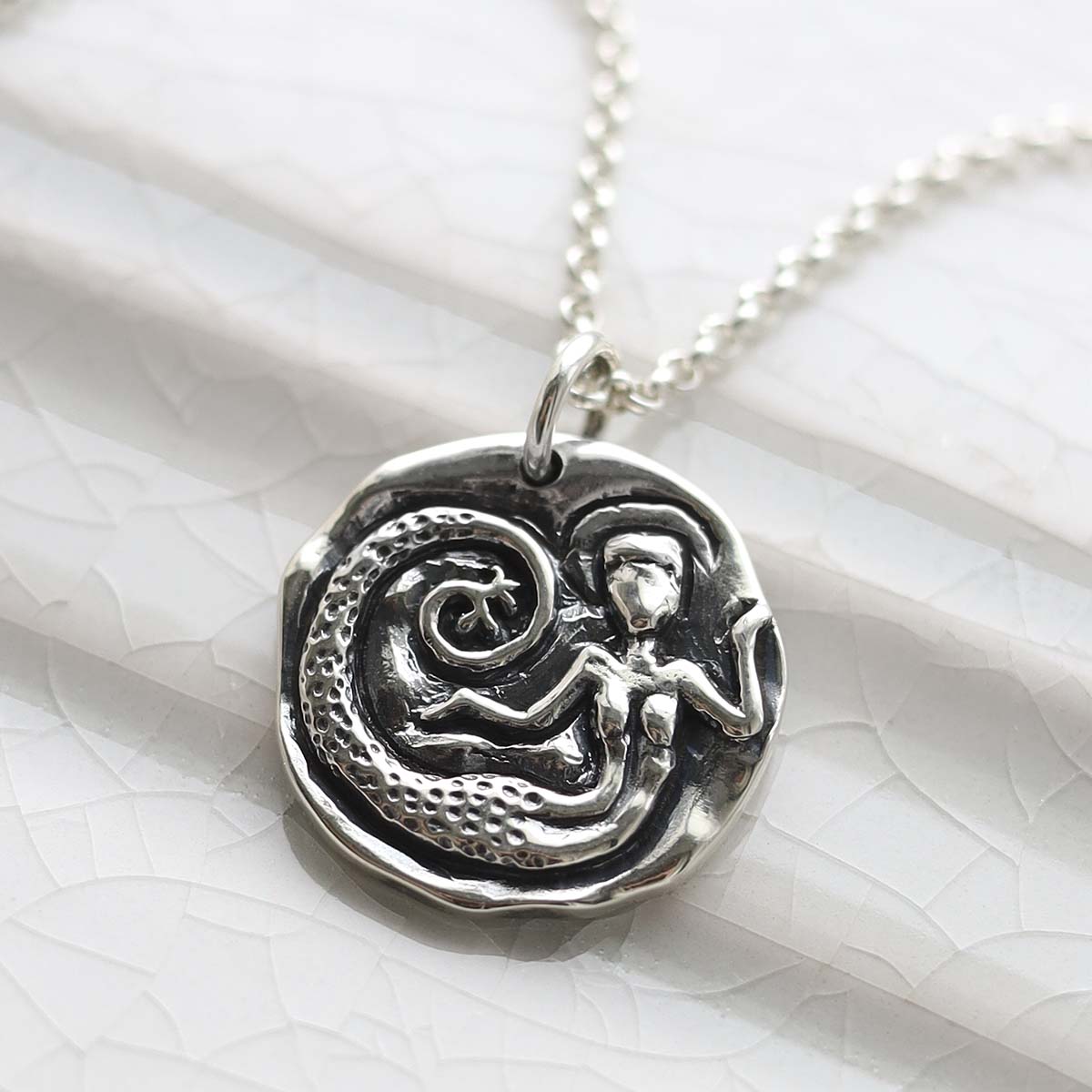 Sterling Silver Siren Necklace