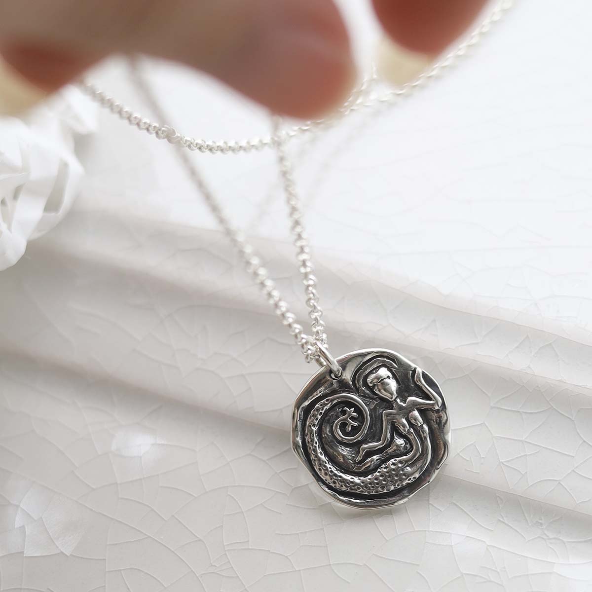 Sterling Silver Siren Necklace