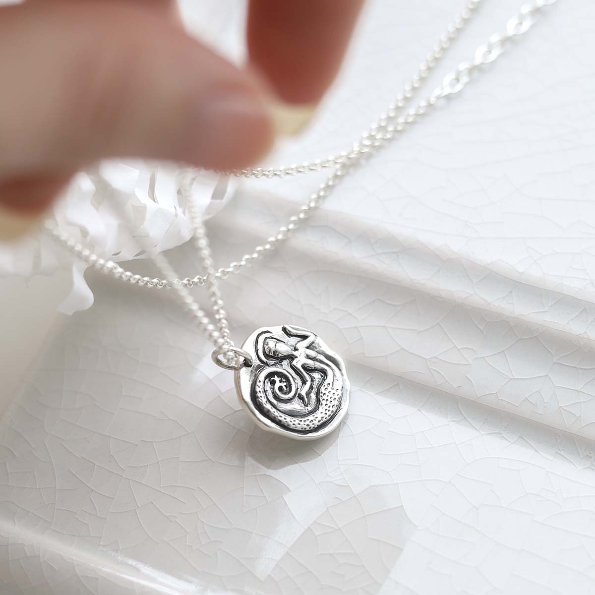 Sterling Silver Siren Necklace
