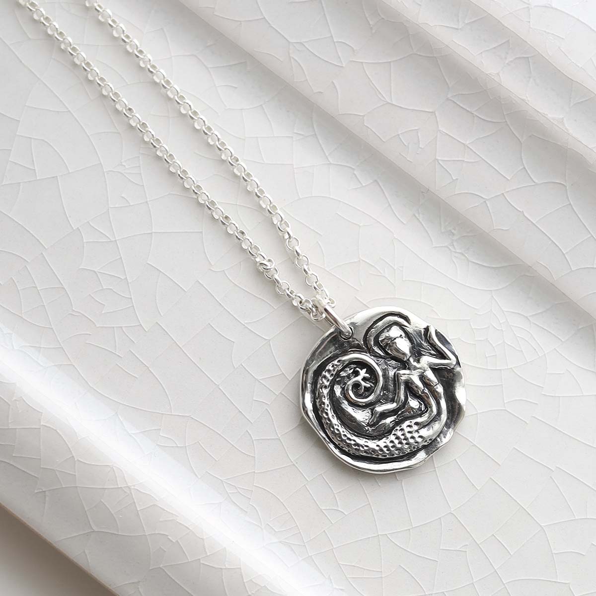 Sterling Silver Siren Necklace