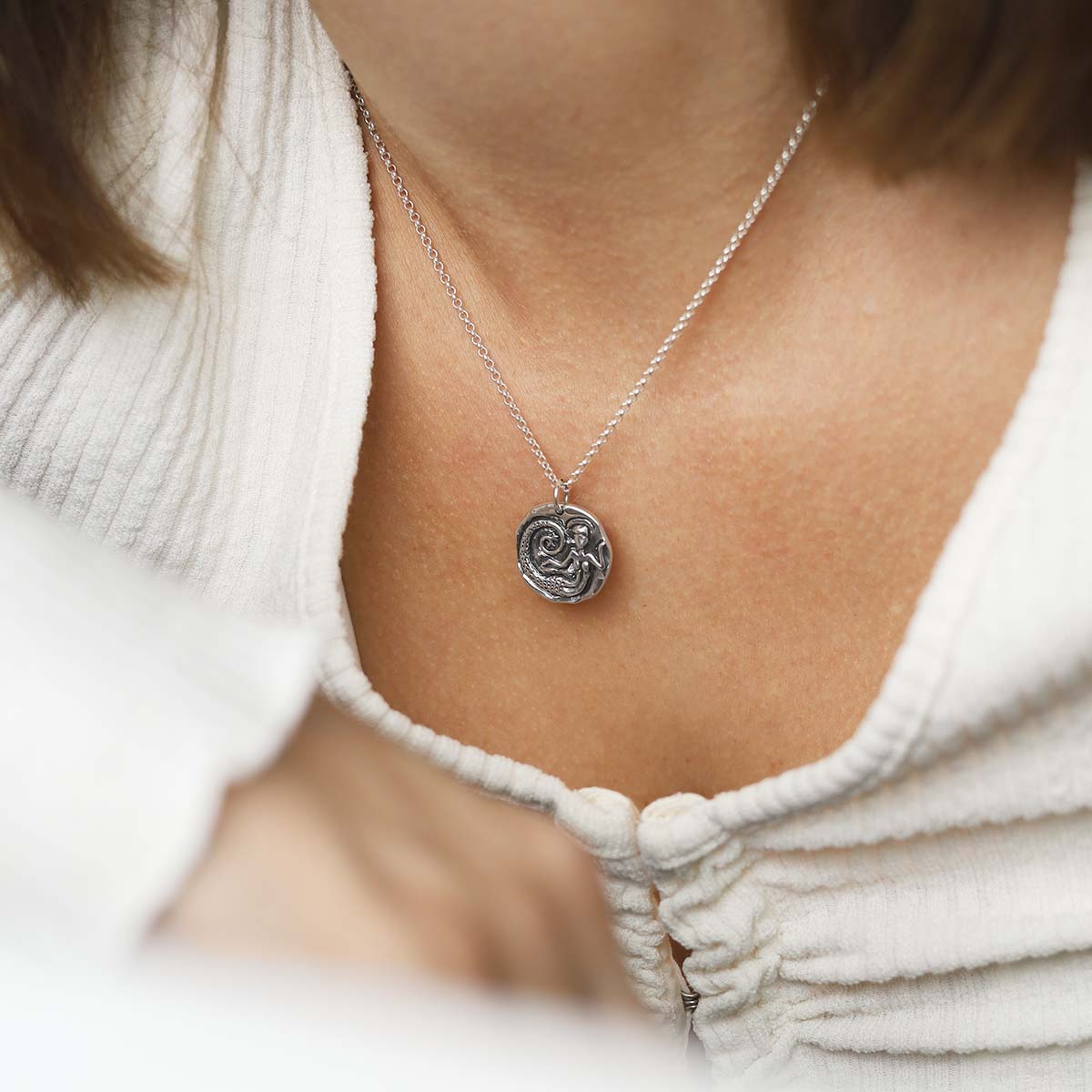 Sterling Silver Siren Necklace
