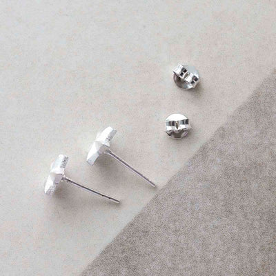 MB206E_Sterling Silver Solid Star Stud Earrings_new 4