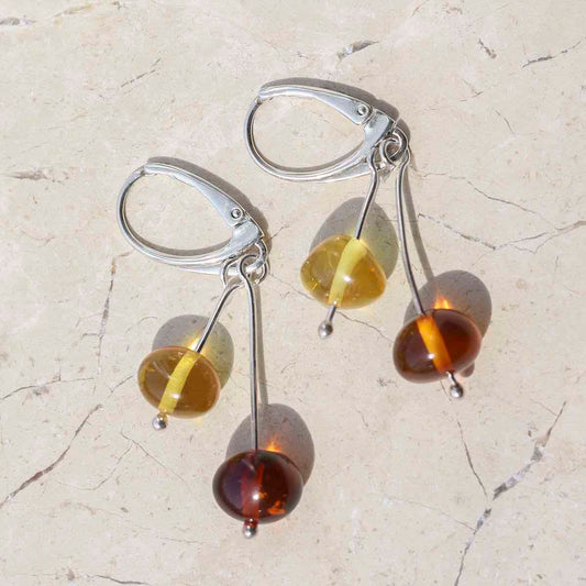 MY1423_Sterling Silver Amber Drop Bar Earrings_new