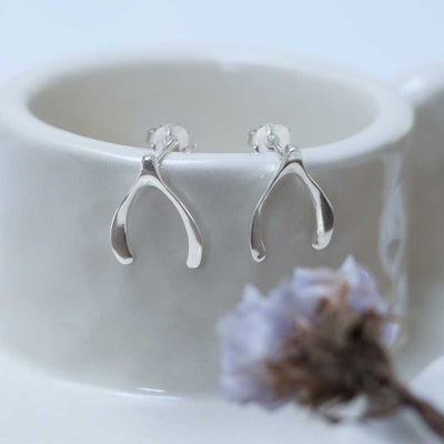 MD303E_Sterling Silver Wishbone Studs_new 2