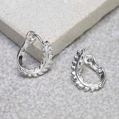 ML966_Sterling Silver Laurel Hoops_5