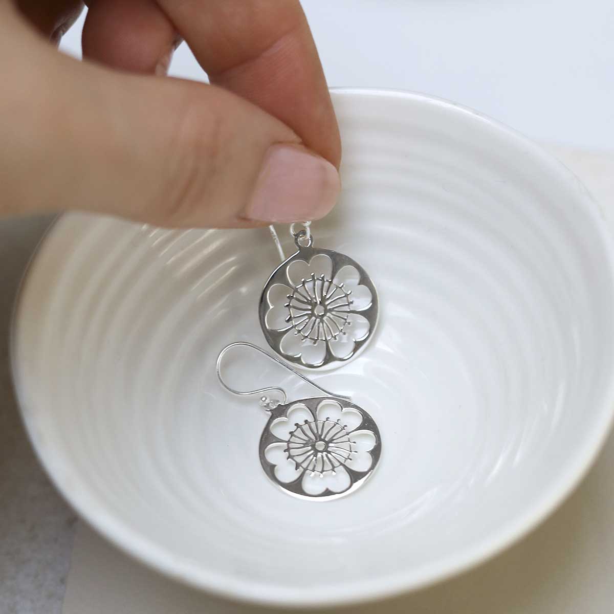 Sterling Sterling Dangly Primrose Earrings