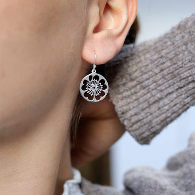 MF460E_Sterling Sterling Dangly Primrose Earrings_9