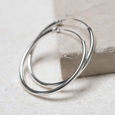 ME448_Sterling Silver 30mm Hoops_2