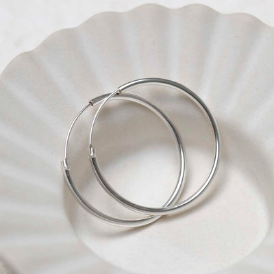 ME448_Sterling Silver 30mm Hoops_6