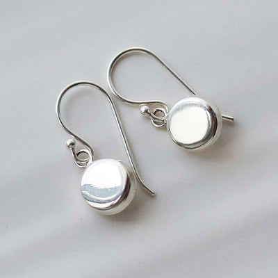 MS1244_Sterling Silver Engravable Round Dangly Earrings_3 copy