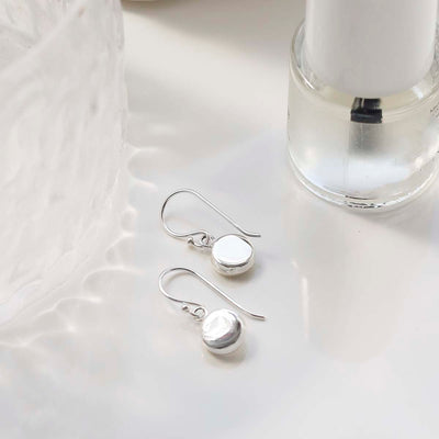 MS1244_Sterling Silver Engravable Round Dangly Earrings_5 copy