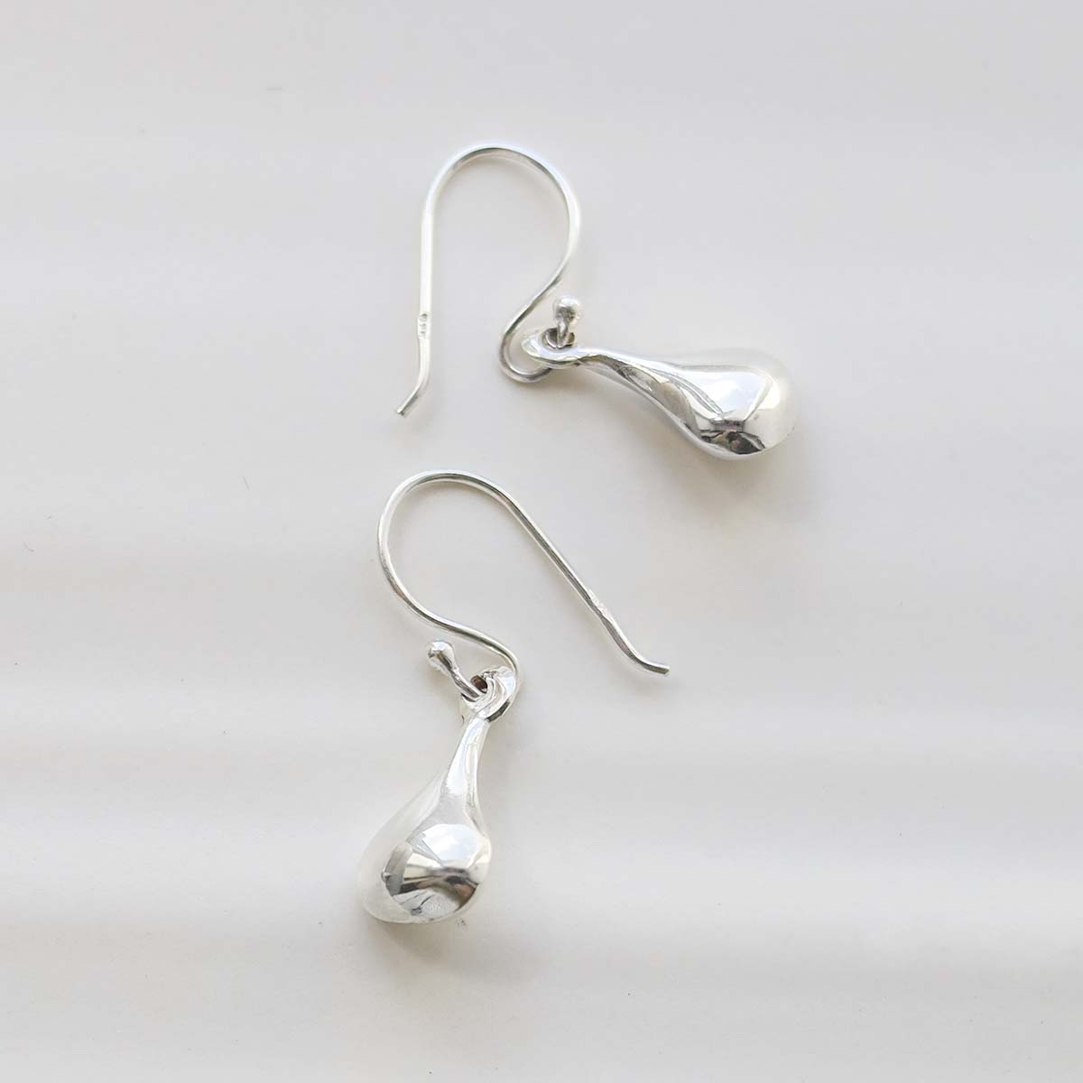 Sterling Silver Mini Pear Drop Earrings