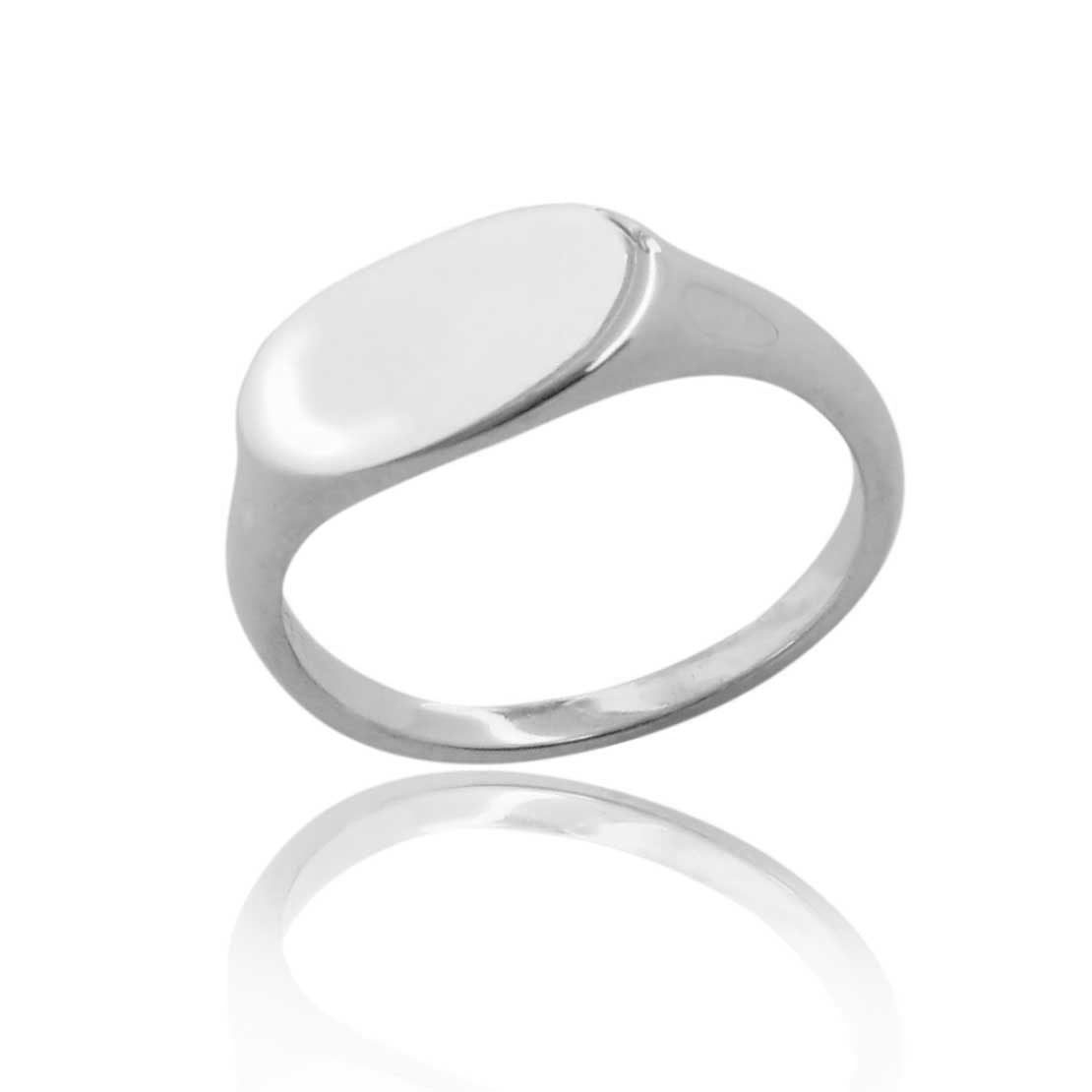 Sterling Silver Landscape Signet Ring