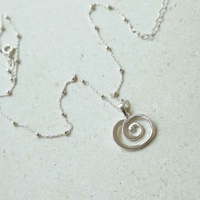 ML304PL STERLING SILVER SPIRAL NECKLACE LARGE 1110X1110 3