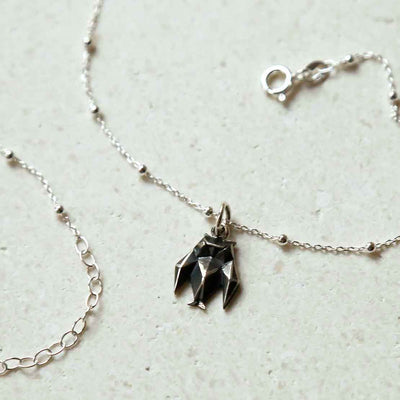 MZA043 STERLING SILVER OXYDISED ORIGAMI OWL NECKLACE 1110X1110 1