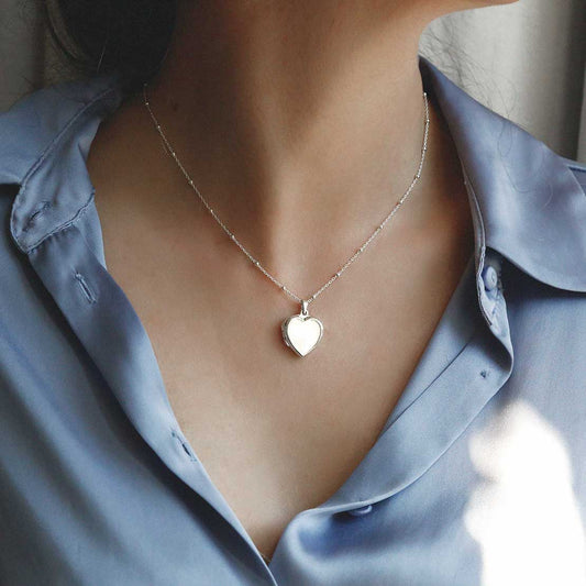 MC196 Sterling Silver Heart Locket belcher Chain 1110x1110 3