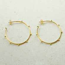 MS1213G GOLD PLATED STERLING SILVER LARGE BOBBLE HOOPS 1110x1110 2