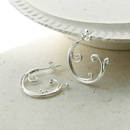 MS1215S STERLING SILVER BAROQUE HOOPS 1 1110x1110 1
