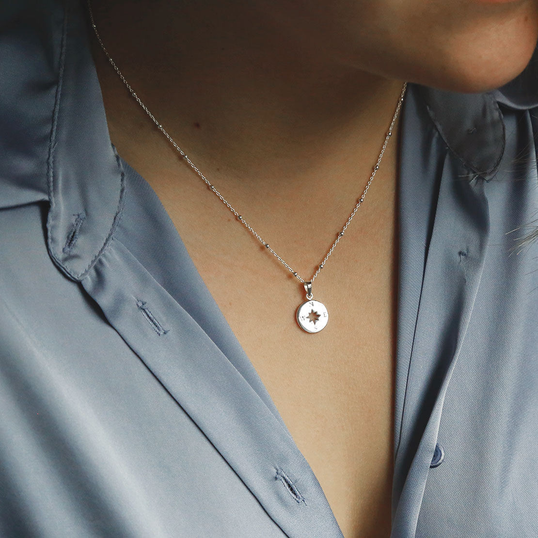 Sterling Silver Wanderlust Pendant Necklace