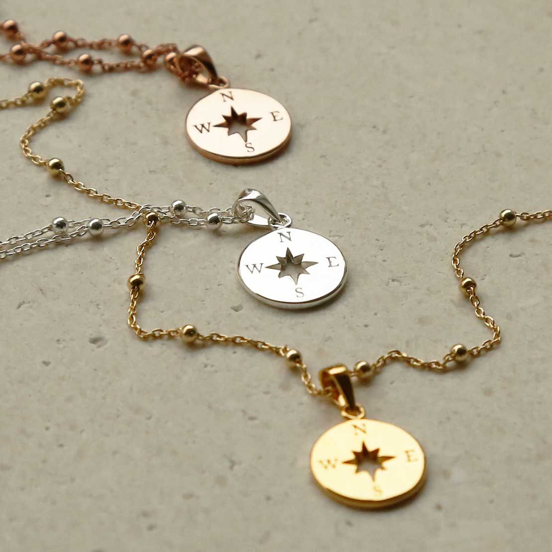 Sterling Silver Wanderlust Pendant Necklace