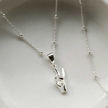 MZS106 TERLING SILVER PEACE OUT PENDANT NECKLACE 1110X1110 3