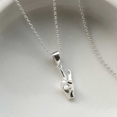 MZS106 TERLING SILVER PEACE OUT PENDANT NECKLACE 1110X1110 4
