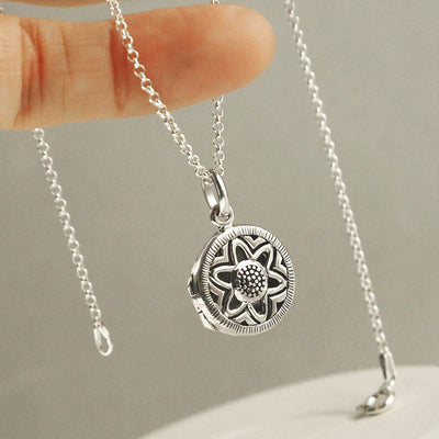 MR1108 Sterling Silver vintage flower locket 1110x1110 6