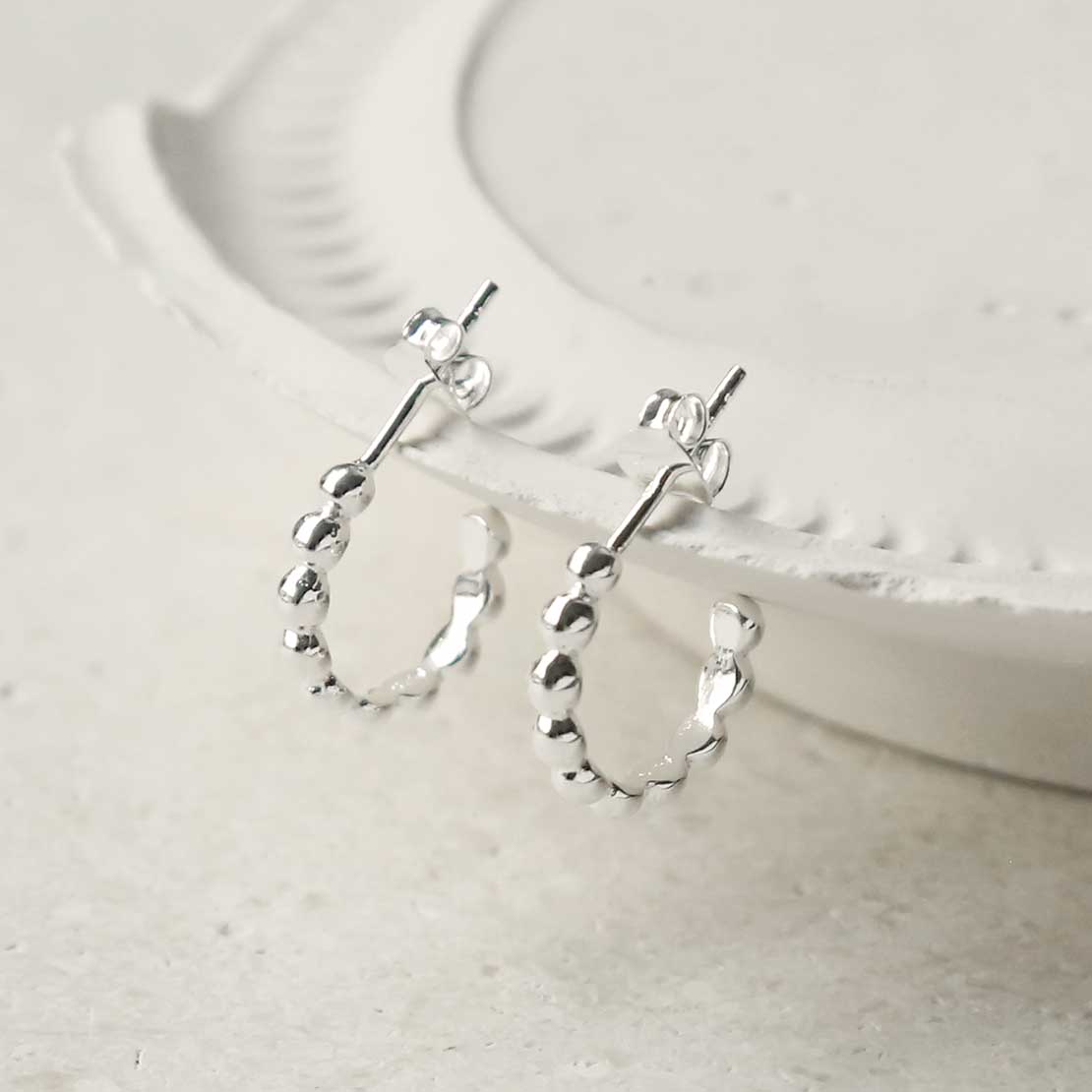 Sterling Silver Baubles Hoop Earrings