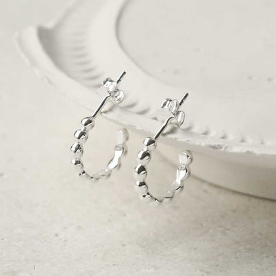 MS1161S STERLING SILVER BAUBLES HOOP EARRINGS 1 1110X1110