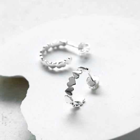 MS1160S STERLING SILVER LOVE HOOPS GROUP SHOTS 1110X1110