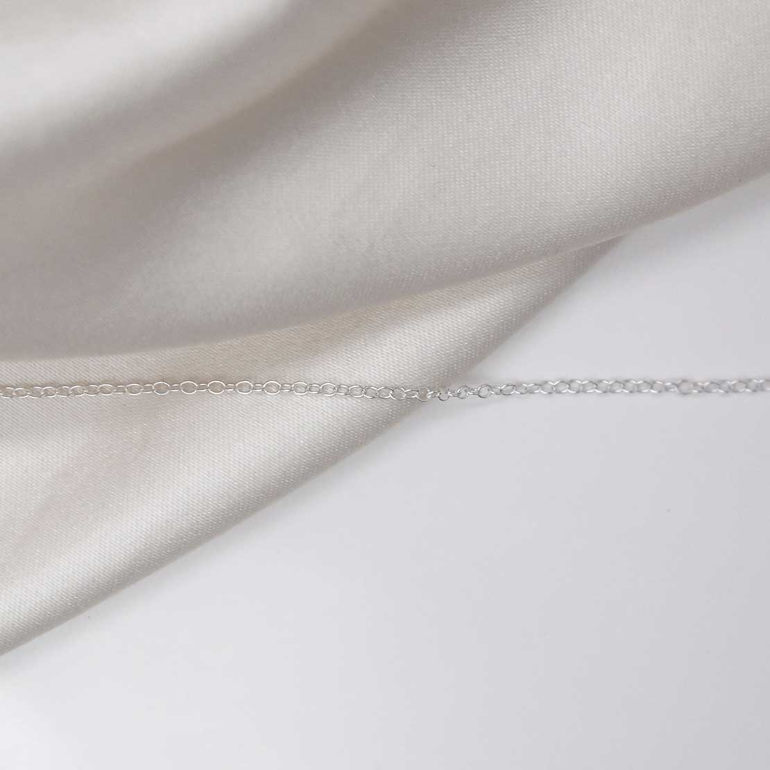 Sterling Silver Trace Chain Necklace (16-18")
