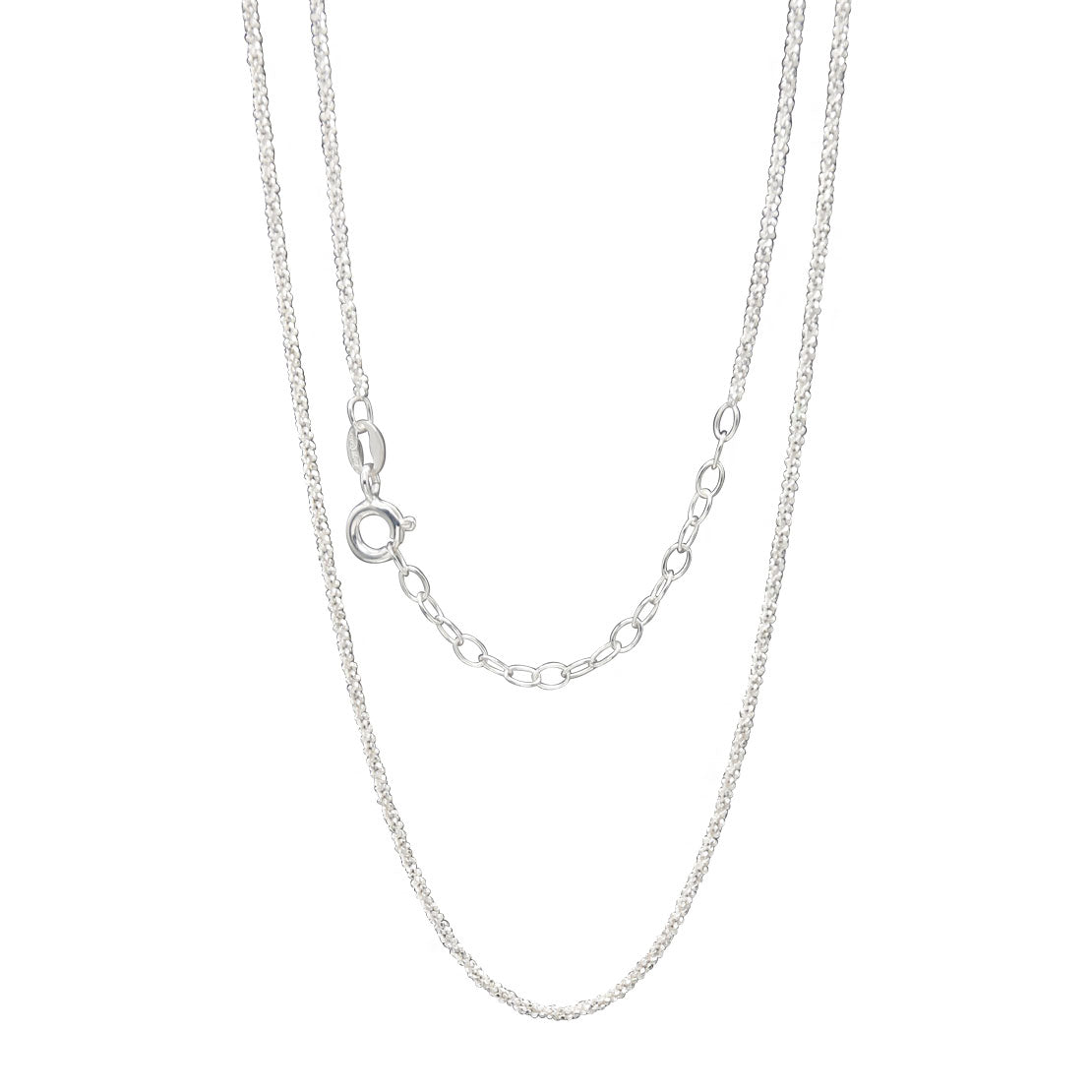 Sterling Silver Margarita Diamond Cut Chain (16-24")