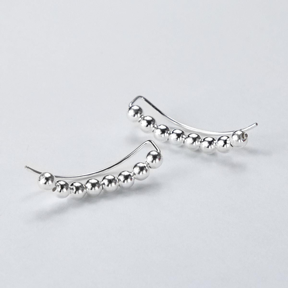 Sterling Silver Baubles Ear Climber
